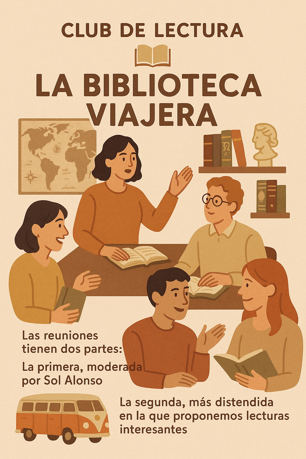Cartel Biblioteca Viajera